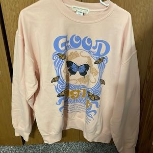 Urban outfitters pink crewneck/sweatshirt